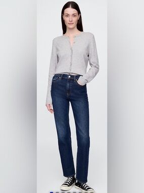 GAP 90’s high rise straight. Size 27/4